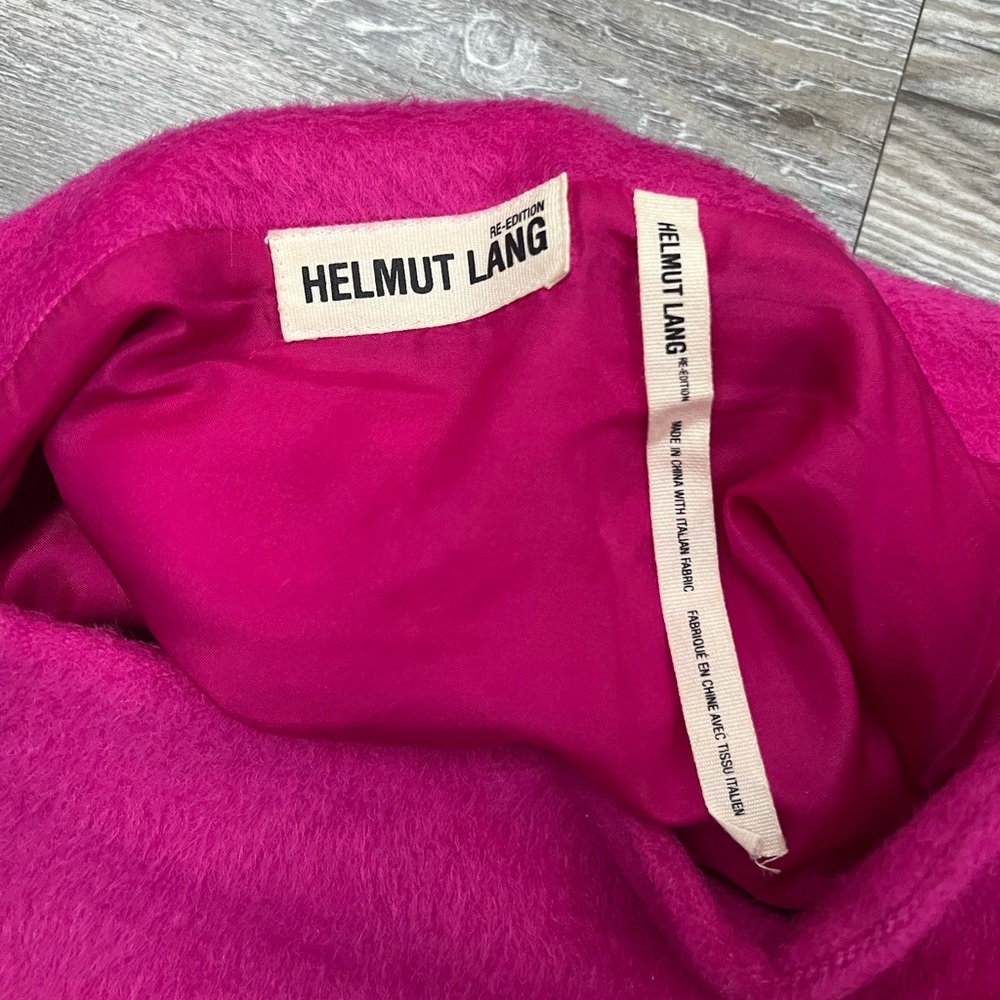 Helmut Lang Re-Edition Brush Fuchsia Mini Skirt